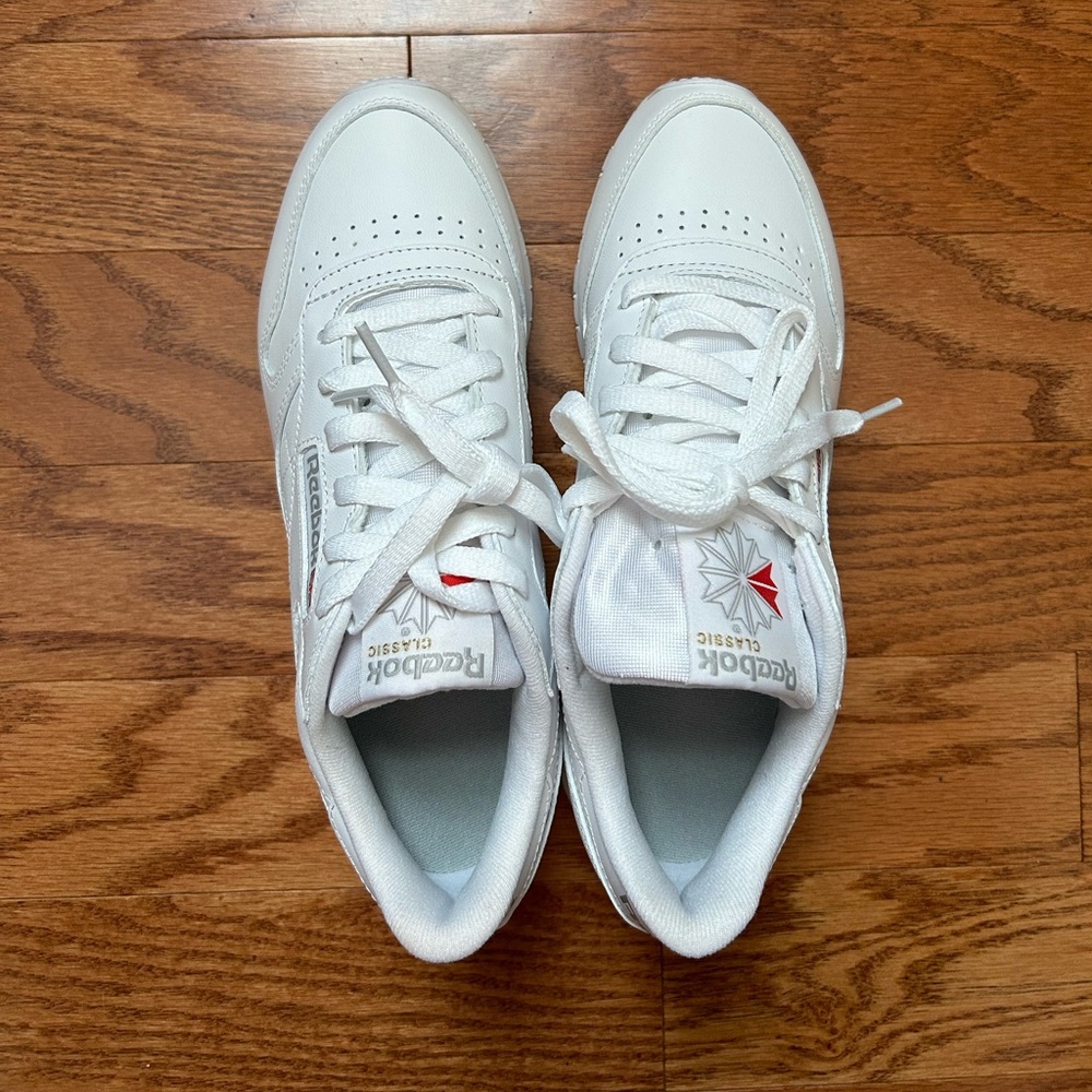 Reebok Women’s Classic White Leather Sneakers